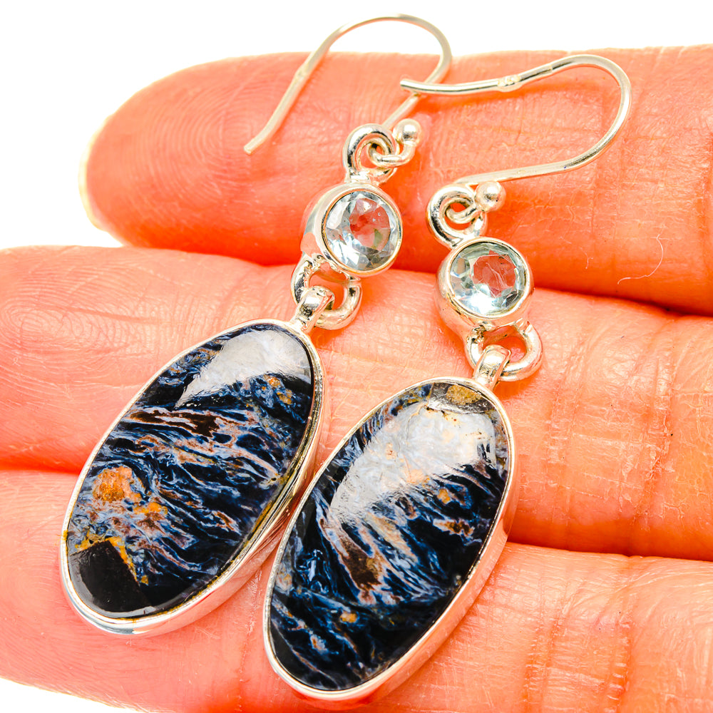 Pietersite Earrings handcrafted by Anasilvercos - EARR426462