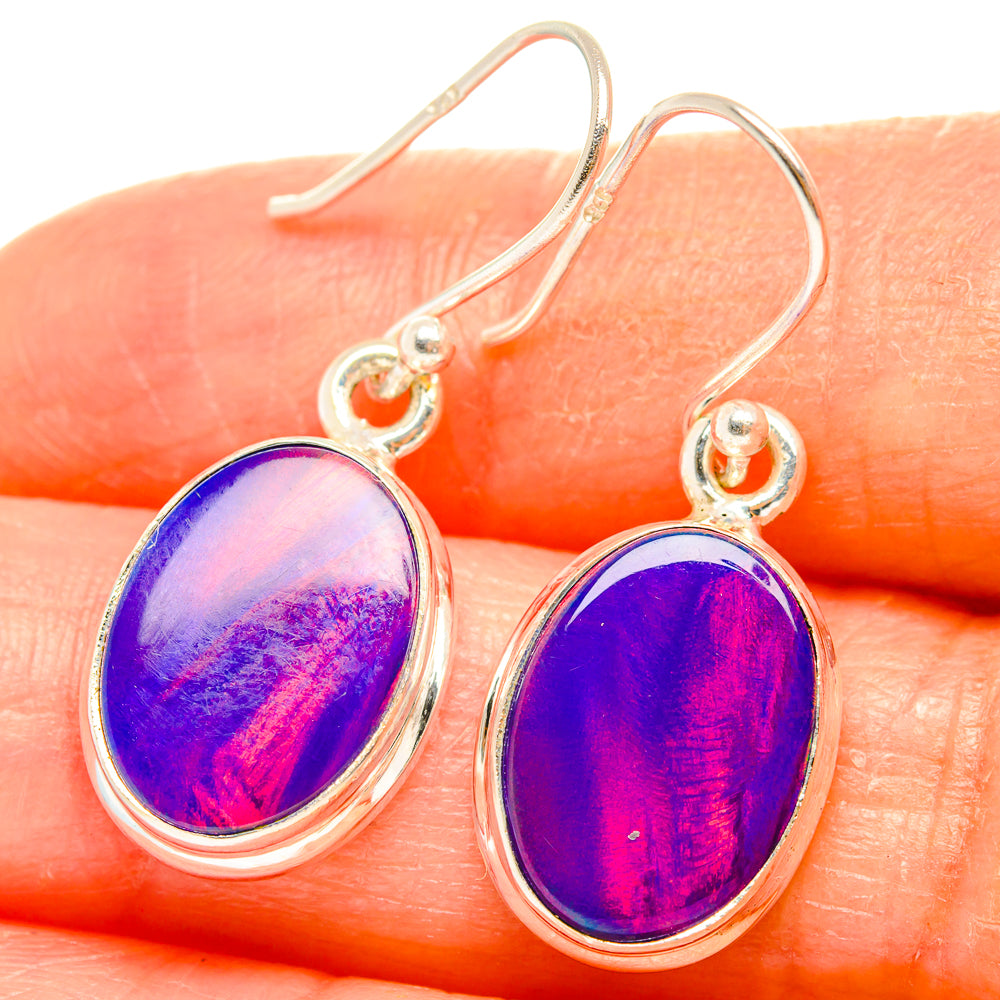 Aura Opal Earrings handcrafted by Anasilvercos - EARR426496