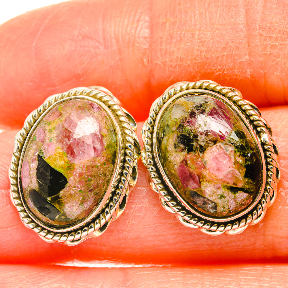 Tourmaline Earrings handcrafted by Anasilvercos - EARR426512