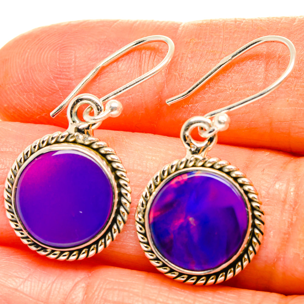 Aura Opal Earrings handcrafted by Anasilvercos - EARR426517