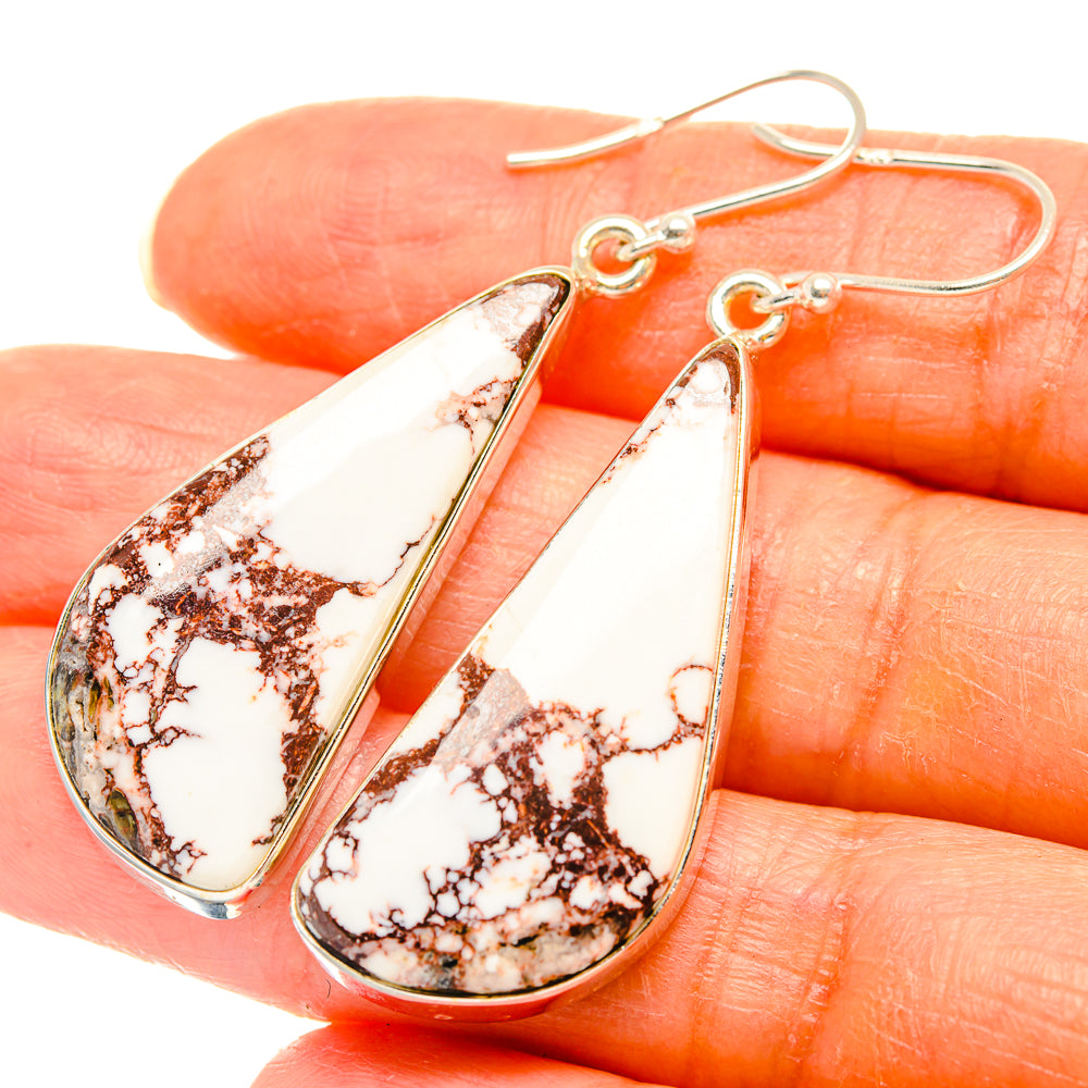Wild Horse Jasper Earrings handcrafted by Anasilvercos - EARR426527