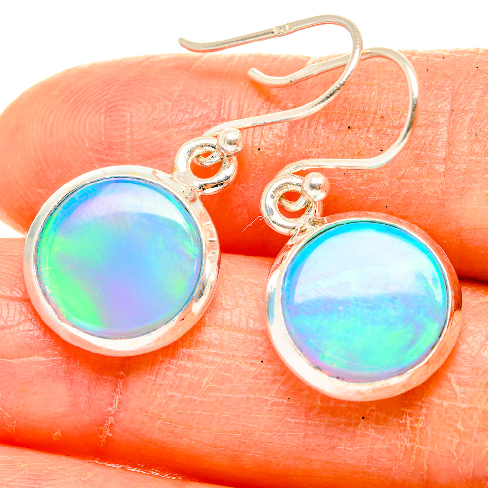 Aura Opal Earrings handcrafted by Anasilvercos - EARR426553