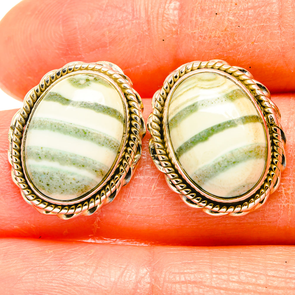 Ocean Jasper Earrings handcrafted by Anasilvercos - EARR426559