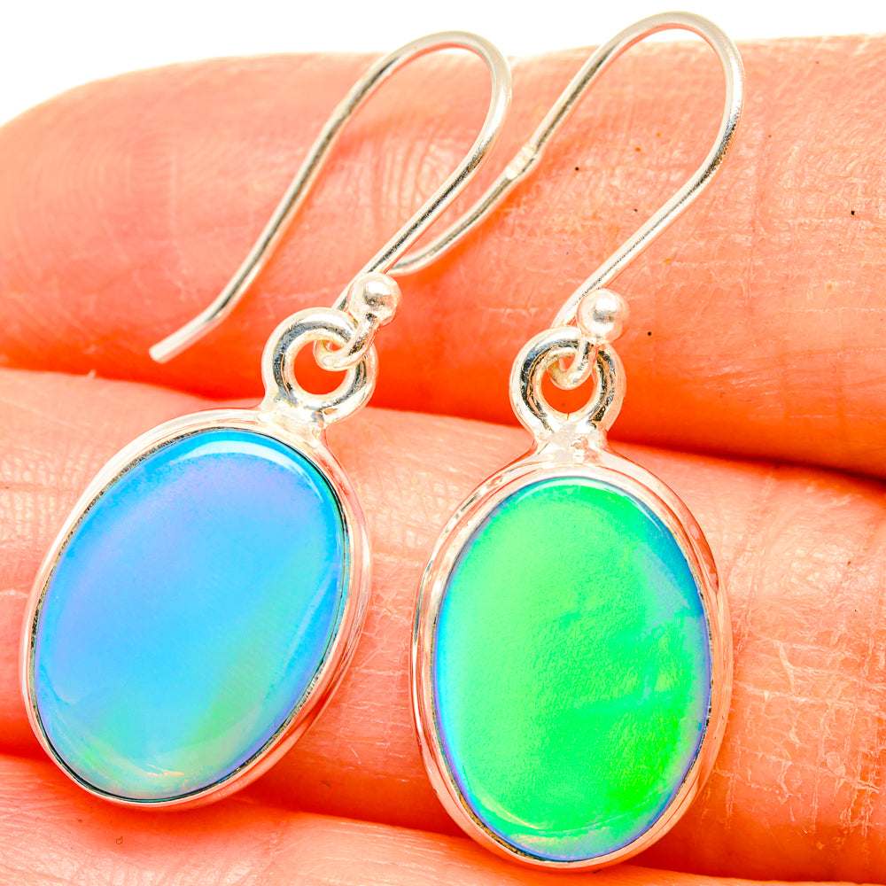 Aura Opal Earrings handcrafted by Anasilvercos - EARR426563