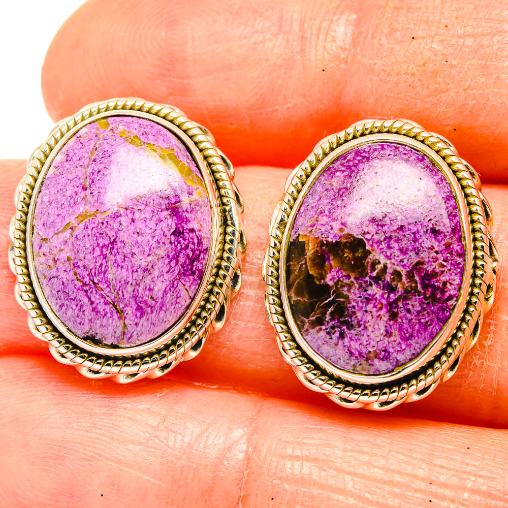 Stichtite Earrings handcrafted by Anasilvercos - EARR426564