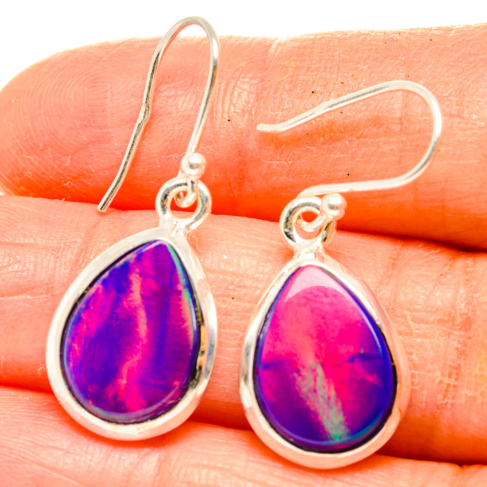 Aura Opal Earrings handcrafted by Anasilvercos - EARR426566