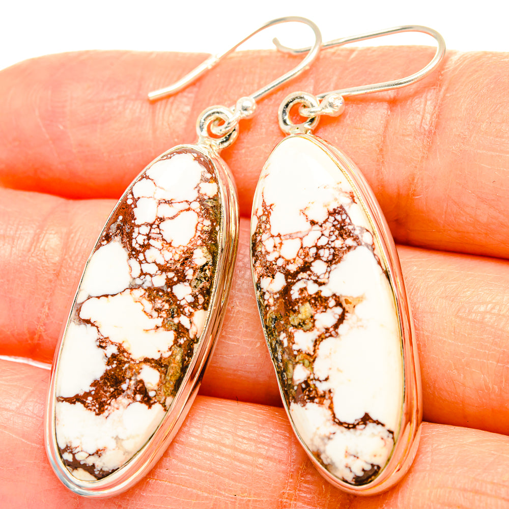 Wild Horse Jasper Earrings handcrafted by Anasilvercos - EARR426609