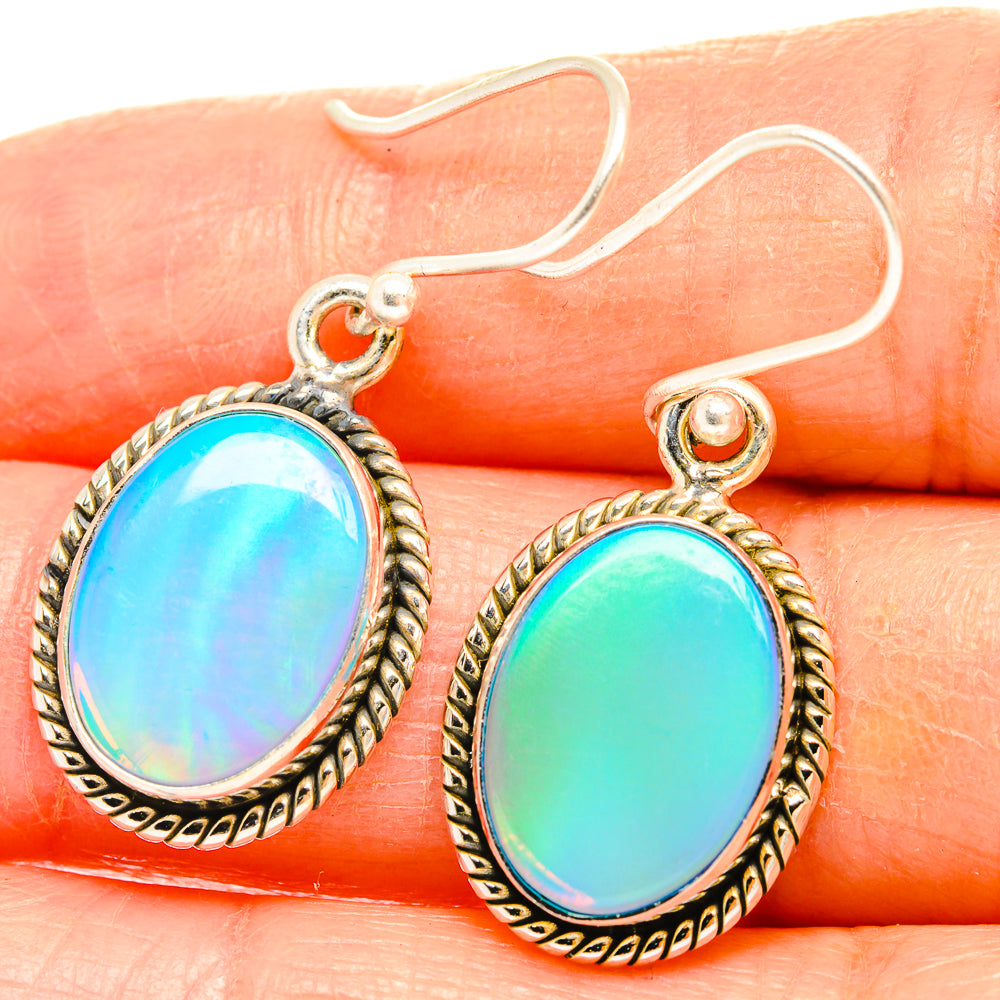Aura Opal Earrings handcrafted by Anasilvercos - EARR426611