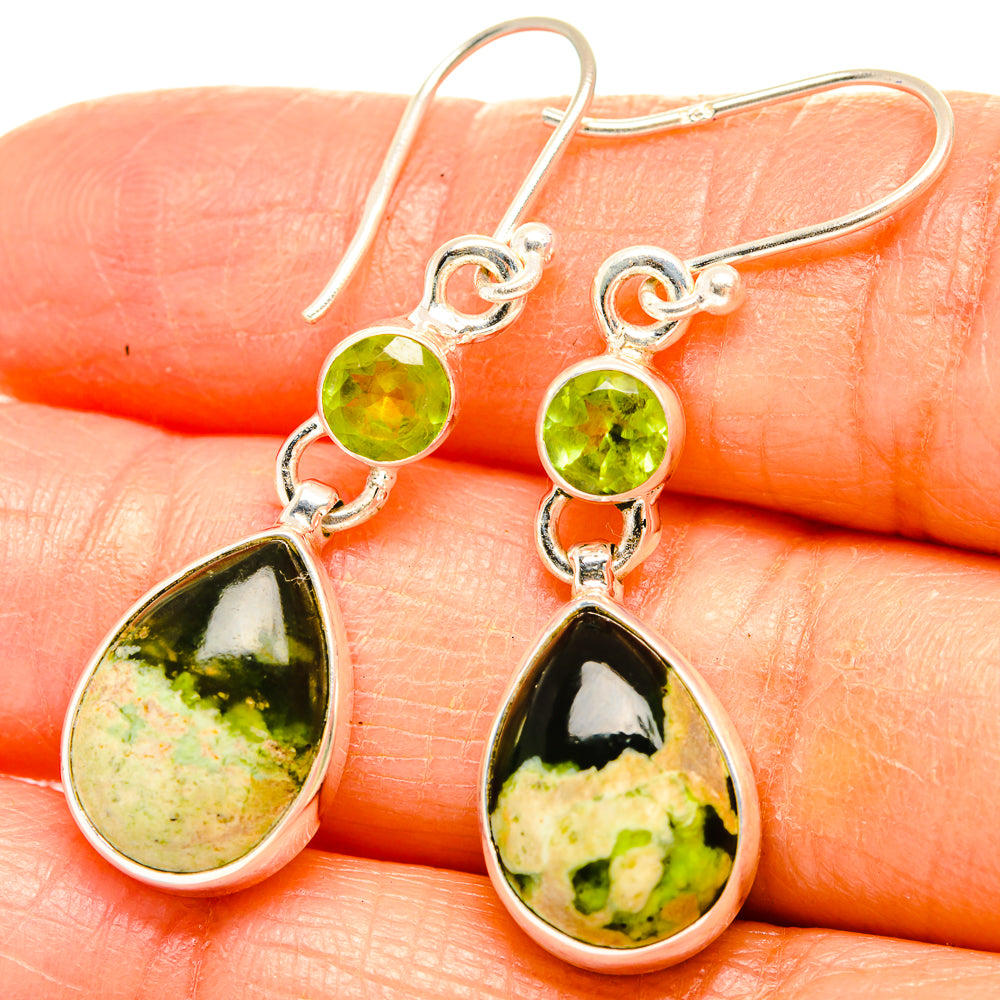 Rainforest Opal Earrings handcrafted by Anasilvercos - EARR426612