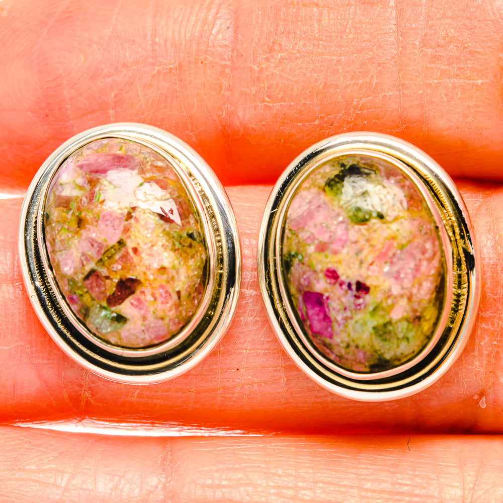 Tourmaline Earrings handcrafted by Anasilvercos - EARR426613