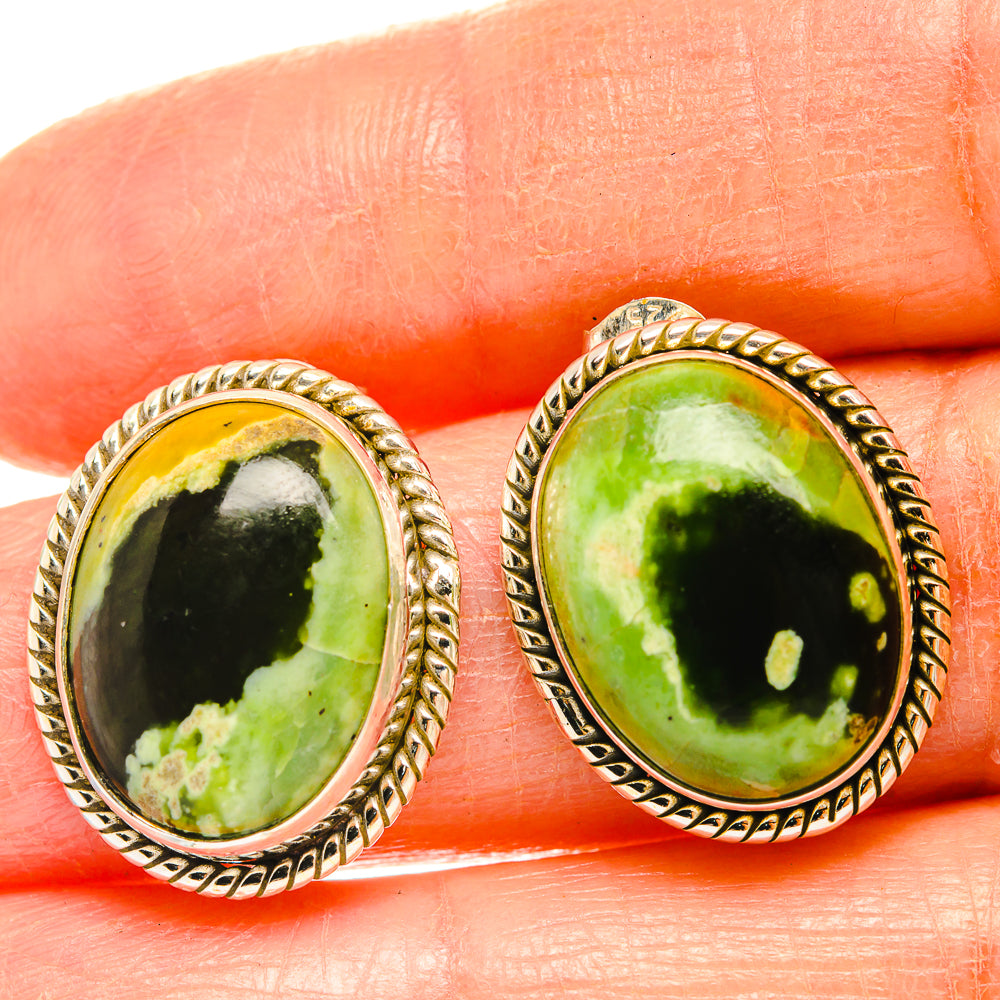 Rainforest Opal Earrings handcrafted by Anasilvercos - EARR426616