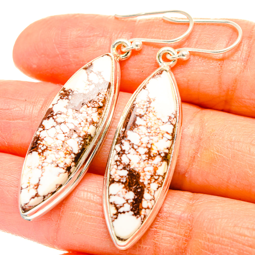 Wild Horse Jasper Earrings handcrafted by Anasilvercos - EARR426617