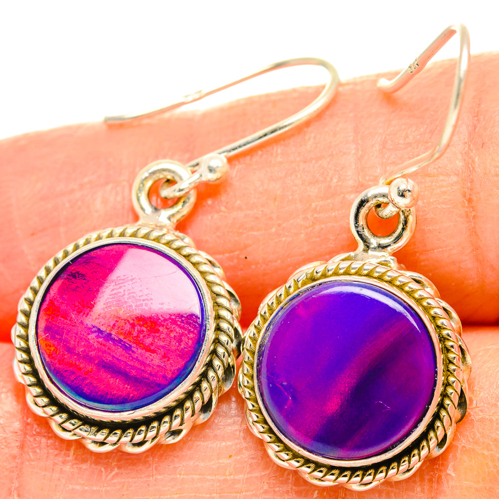 Aura Opal Earrings handcrafted by Anasilvercos - EARR426620