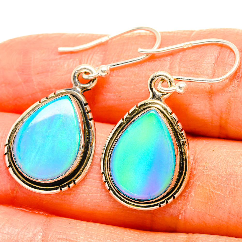 Aura Opal Earrings handcrafted by Anasilvercos - EARR426626