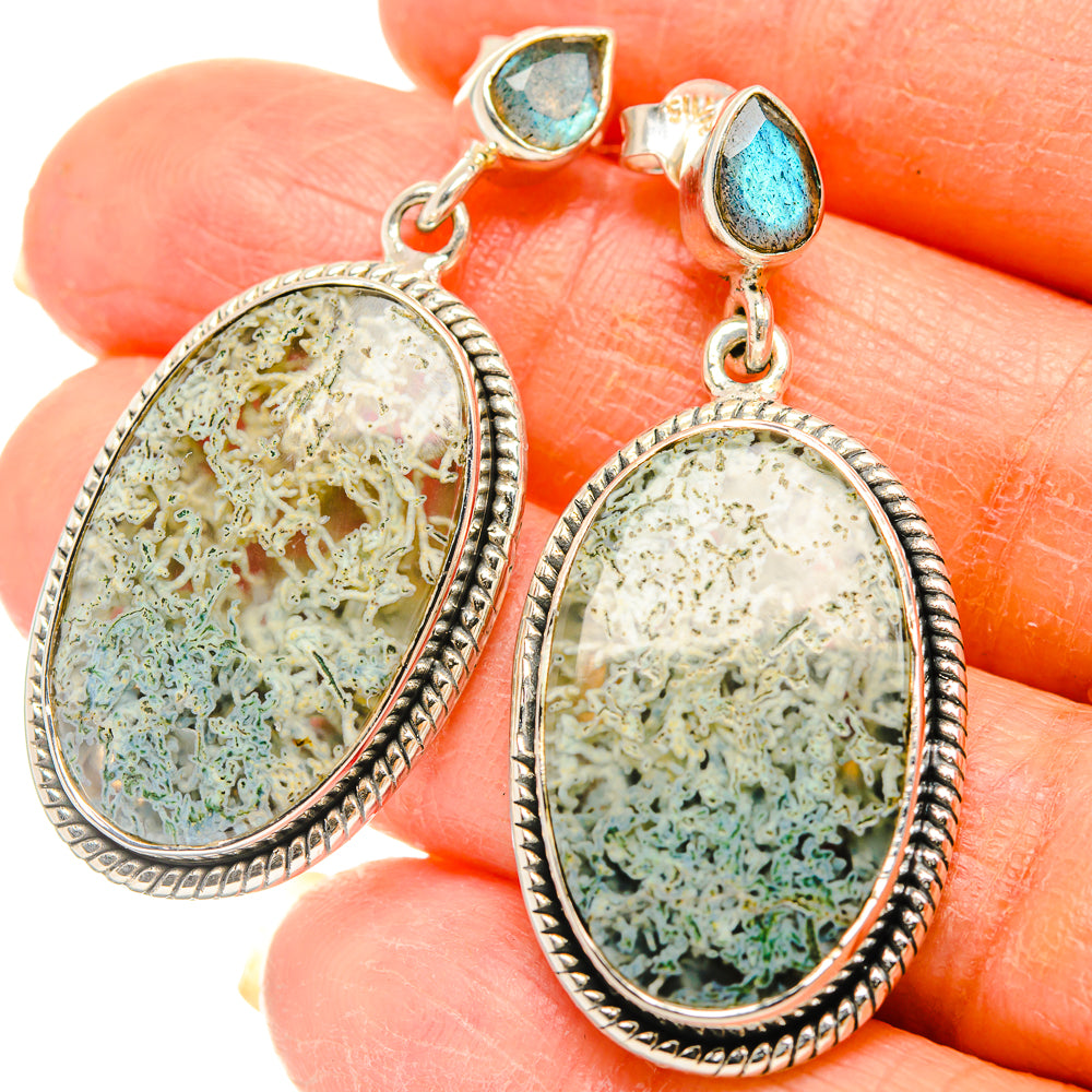 Ocean Jasper Earrings handcrafted by Anasilvercos - EARR426628