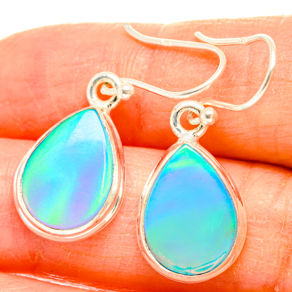 Aura Opal Earrings handcrafted by Anasilvercos - EARR426632