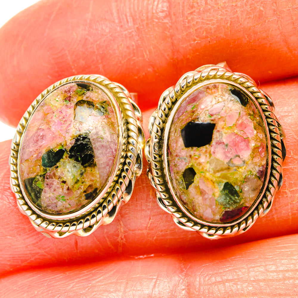 Tourmaline Earrings handcrafted by Anasilvercos - EARR426641