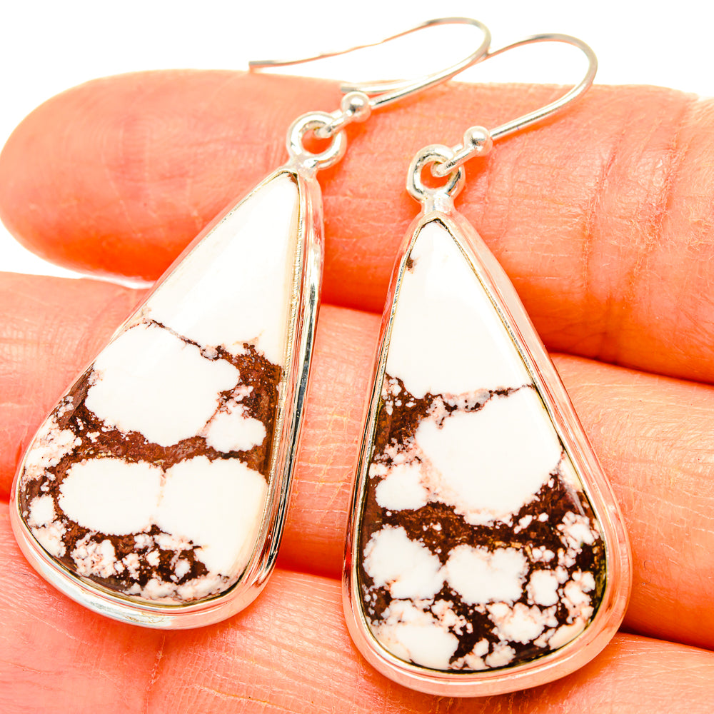 Wild Horse Jasper Earrings handcrafted by Anasilvercos - EARR426680