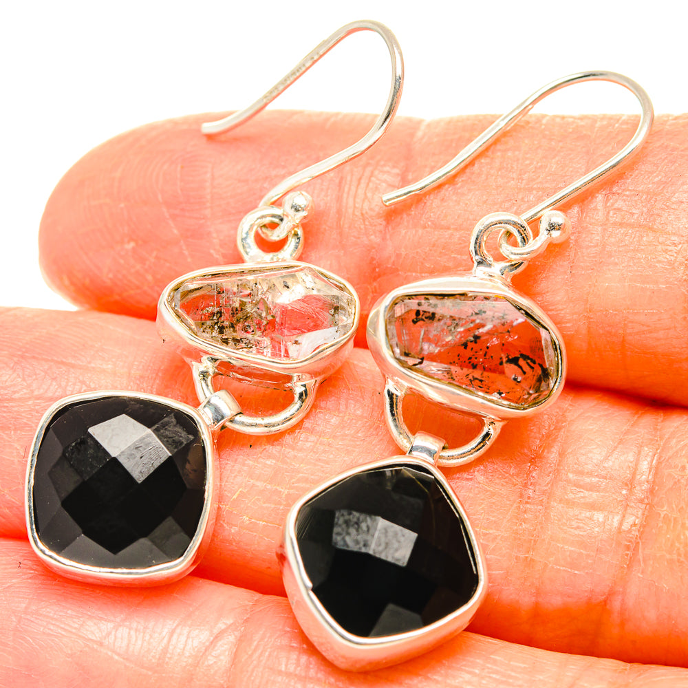 Black Onyx Earrings handcrafted by Anasilvercos - EARR426693