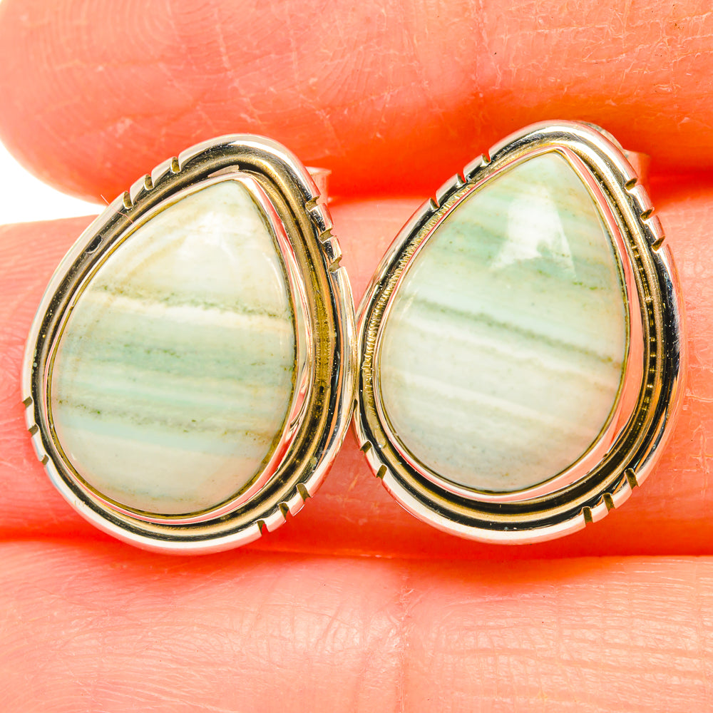 Ocean Jasper Earrings handcrafted by Anasilvercos - EARR426700