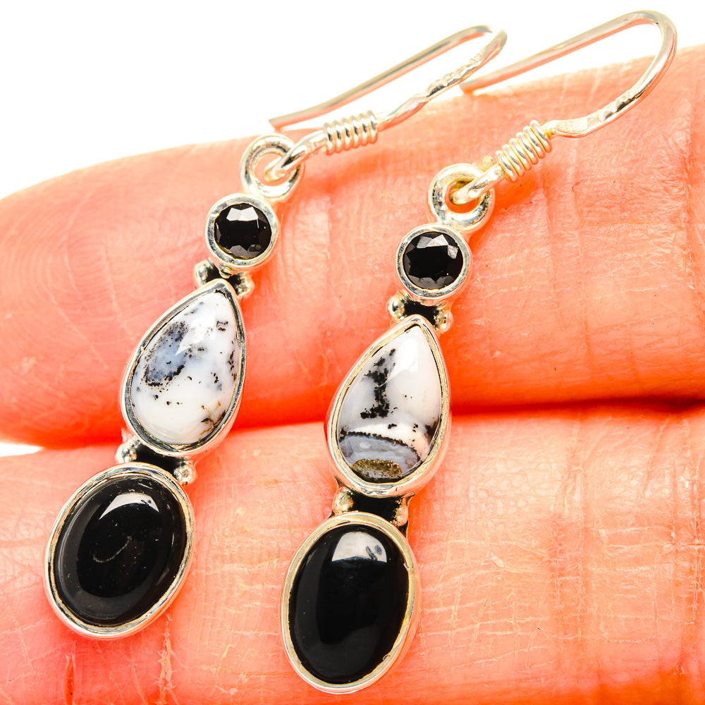 Black Onyx Earrings handcrafted by Anasilvercos - EARR426701