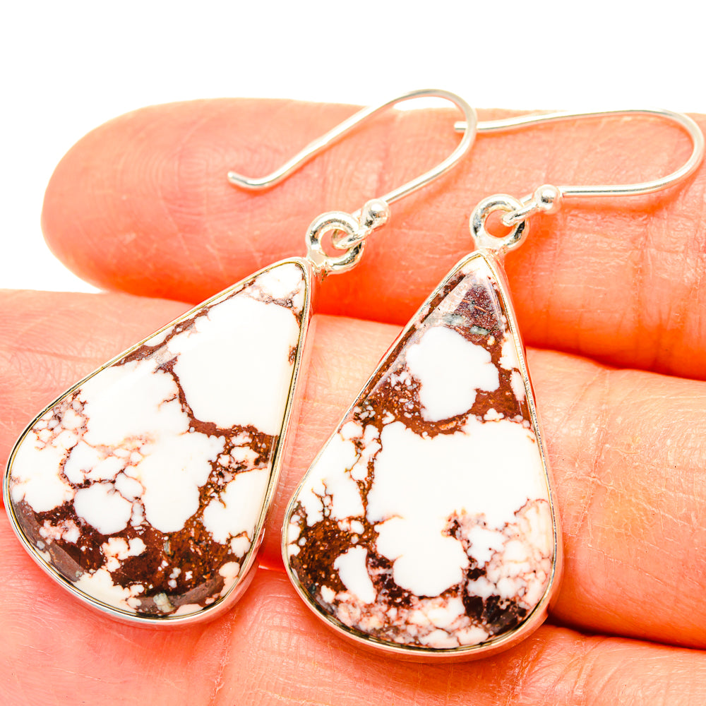 Wild Horse Jasper Earrings handcrafted by Anasilvercos - EARR426703