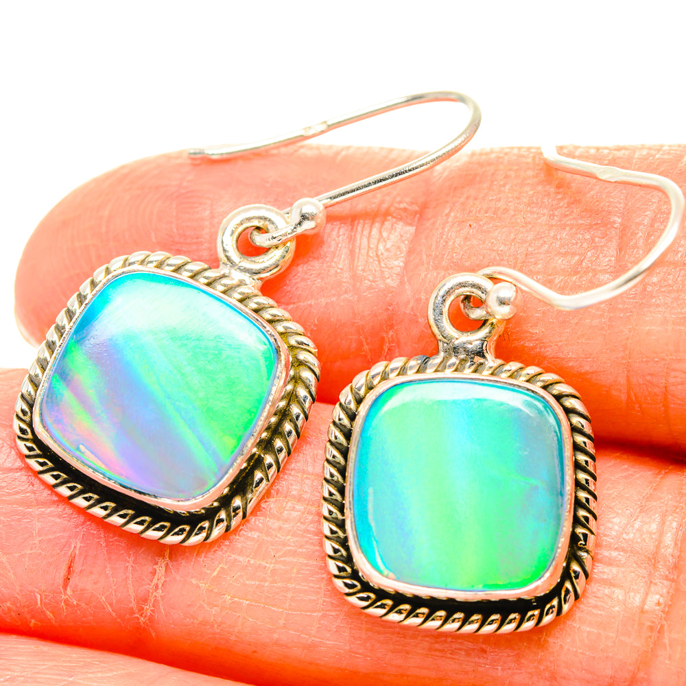 Aura Opal Earrings handcrafted by Anasilvercos - EARR426707