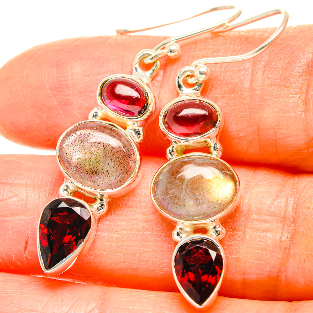 Labradorite Earrings handcrafted by Anasilvercos - EARR426711