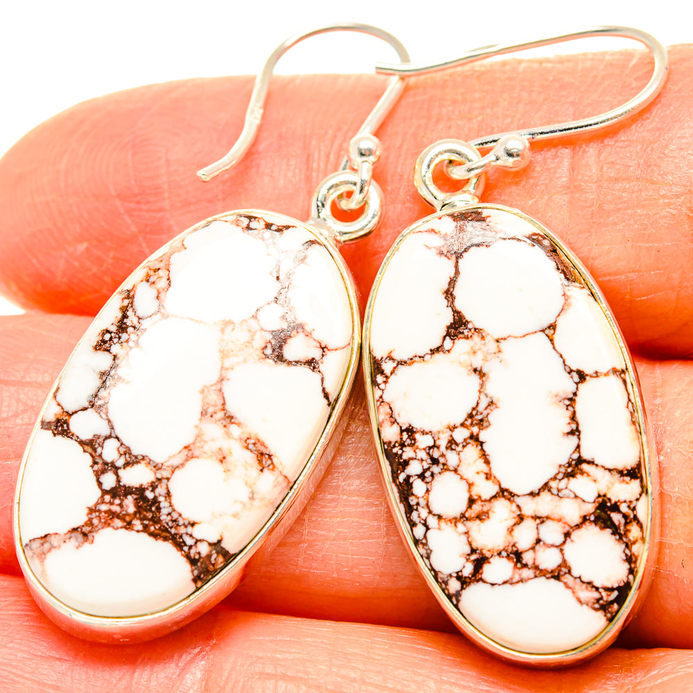 Wild Horse Jasper Earrings handcrafted by Anasilvercos - EARR426720
