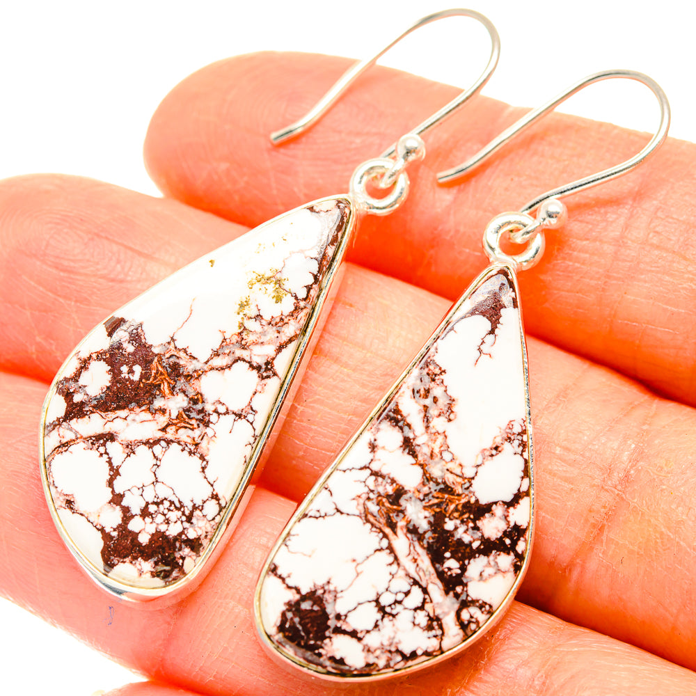 Wild Horse Jasper Earrings handcrafted by Anasilvercos - EARR426727