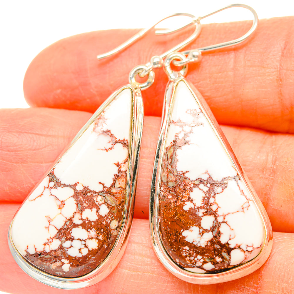 Wild Horse Jasper Earrings handcrafted by Anasilvercos - EARR426734