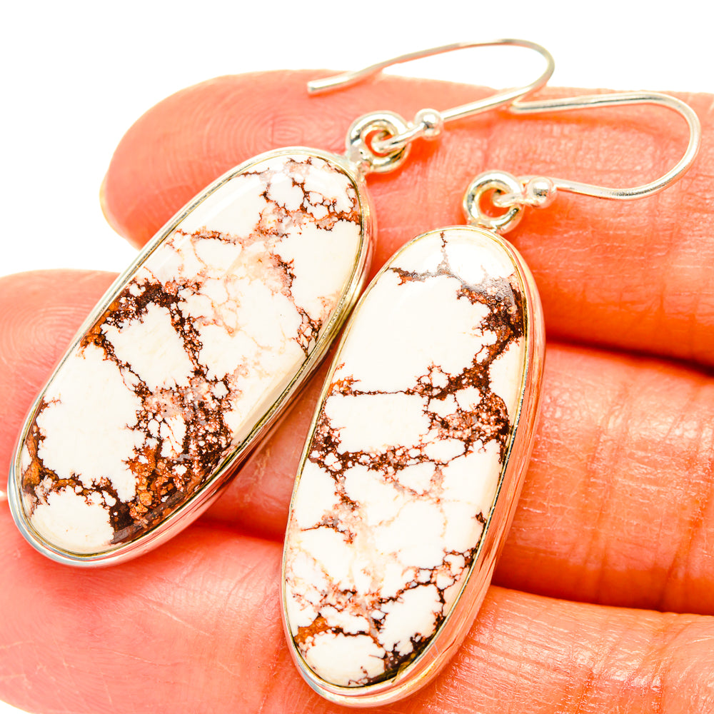Wild Horse Jasper Earrings handcrafted by Anasilvercos - EARR426738