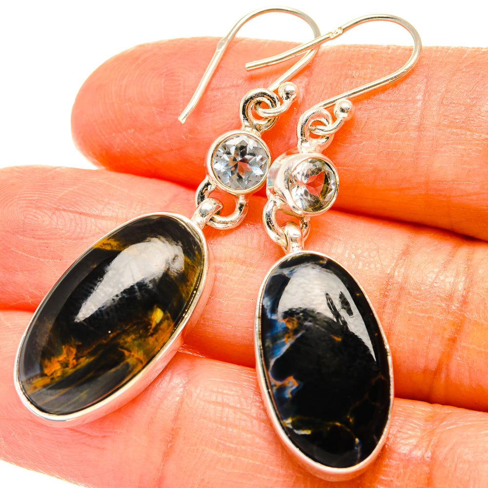 Pietersite Earrings handcrafted by Anasilvercos - EARR426741
