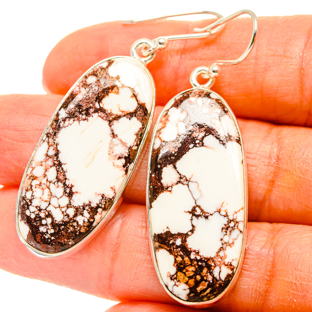 Wild Horse Jasper Earrings handcrafted by Anasilvercos - EARR426746