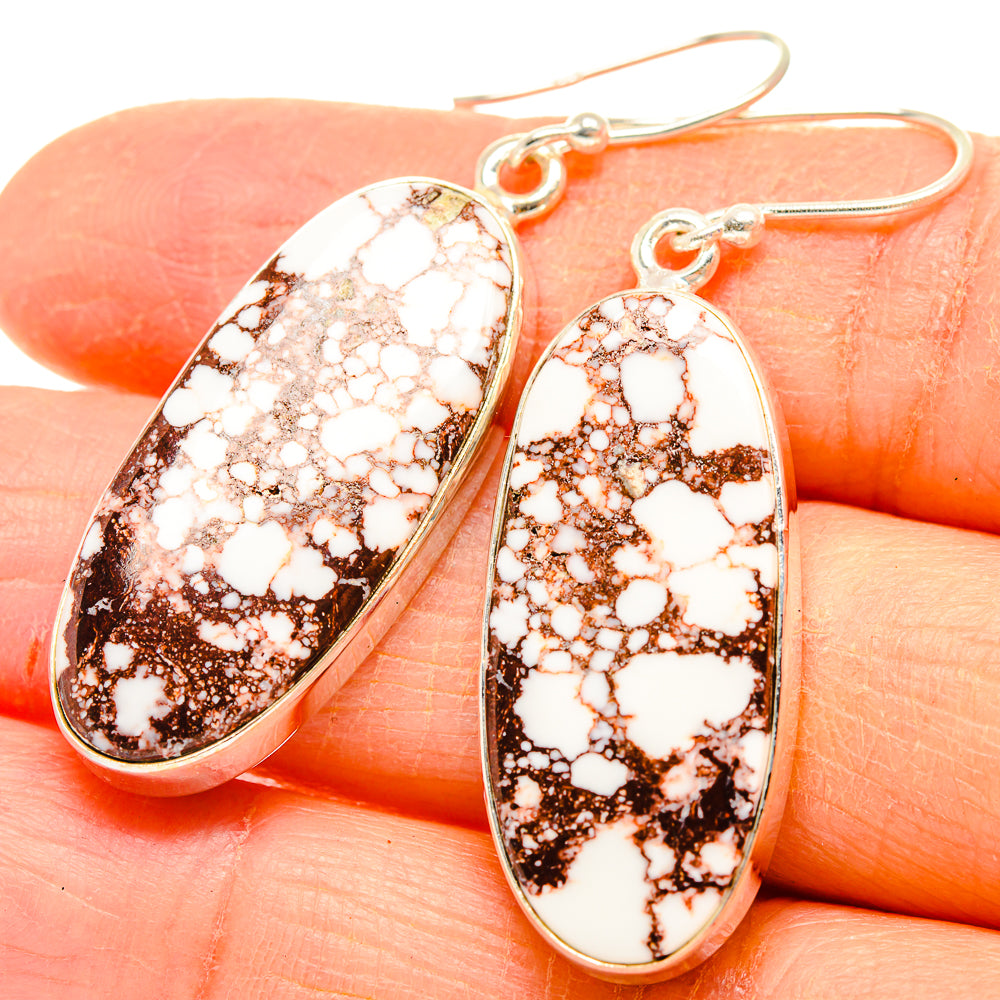 Wild Horse Jasper Earrings handcrafted by Anasilvercos - EARR426752