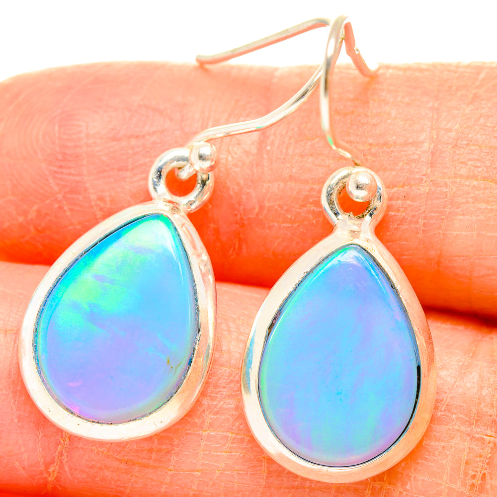 Aura Opal Earrings handcrafted by Anasilvercos - EARR426756