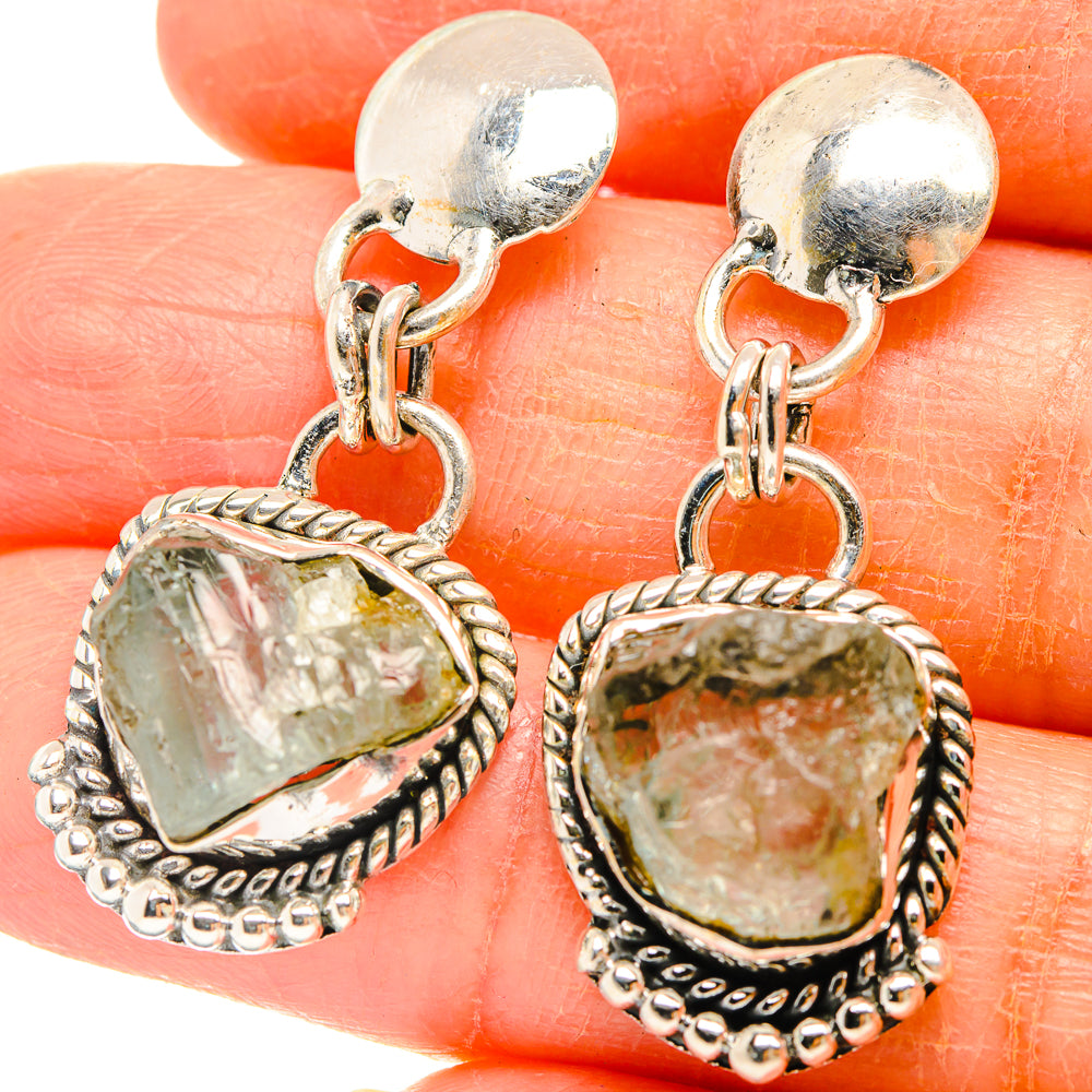 Aquamarine Earrings handcrafted by Anasilvercos - EARR426758