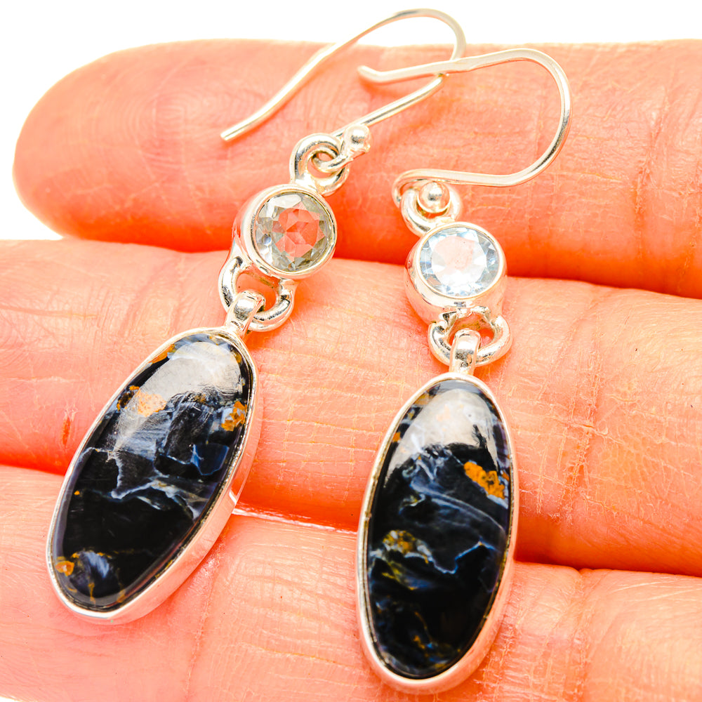 Pietersite Earrings handcrafted by Anasilvercos - EARR426761
