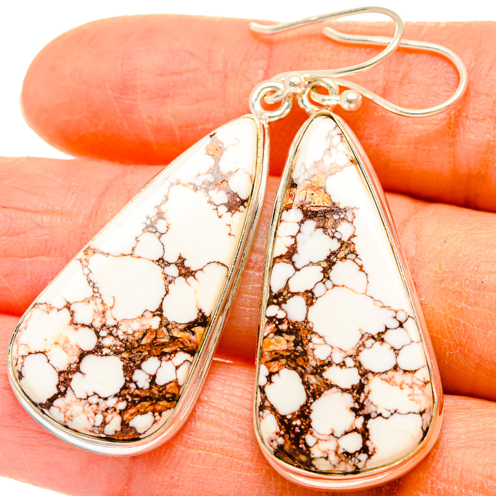 Wild Horse Jasper Earrings handcrafted by Anasilvercos - EARR426763