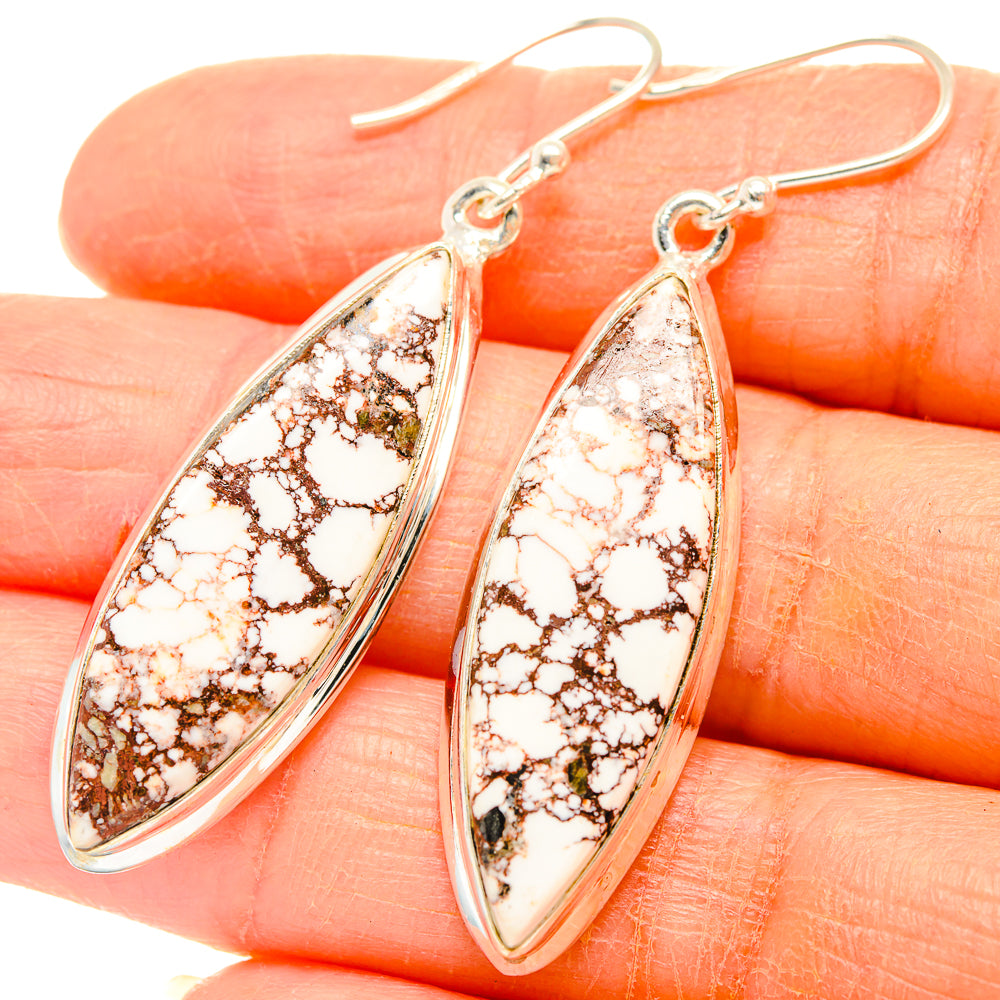 Wild Horse Jasper Earrings handcrafted by Anasilvercos - EARR426768