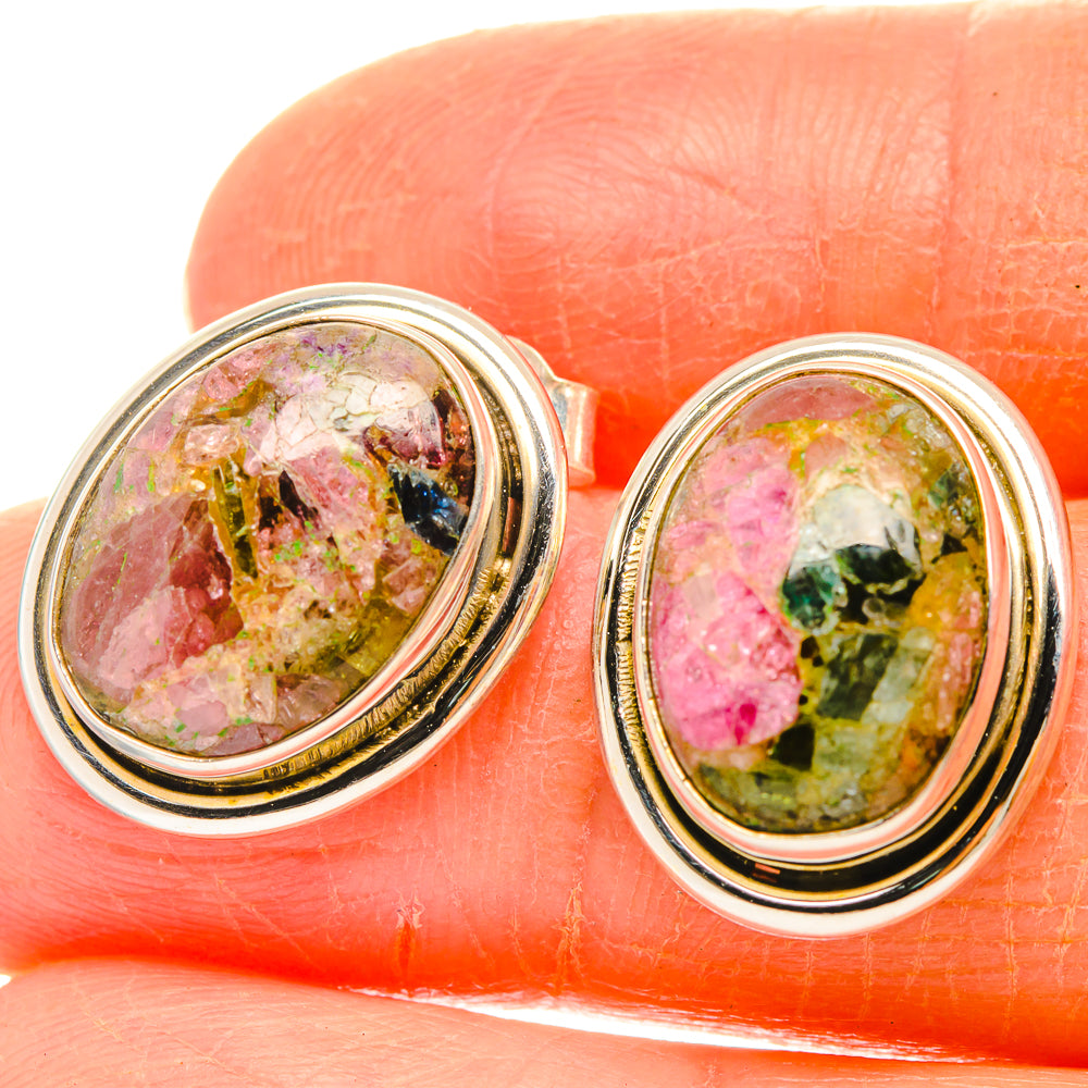 Tourmaline Earrings handcrafted by Anasilvercos - EARR426781