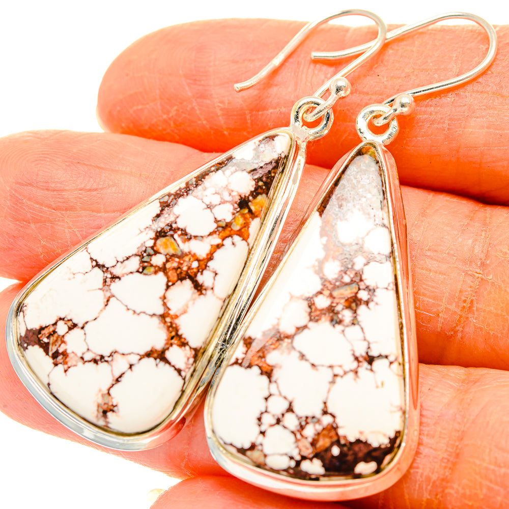 Wild Horse Jasper Earrings handcrafted by Anasilvercos - EARR426783