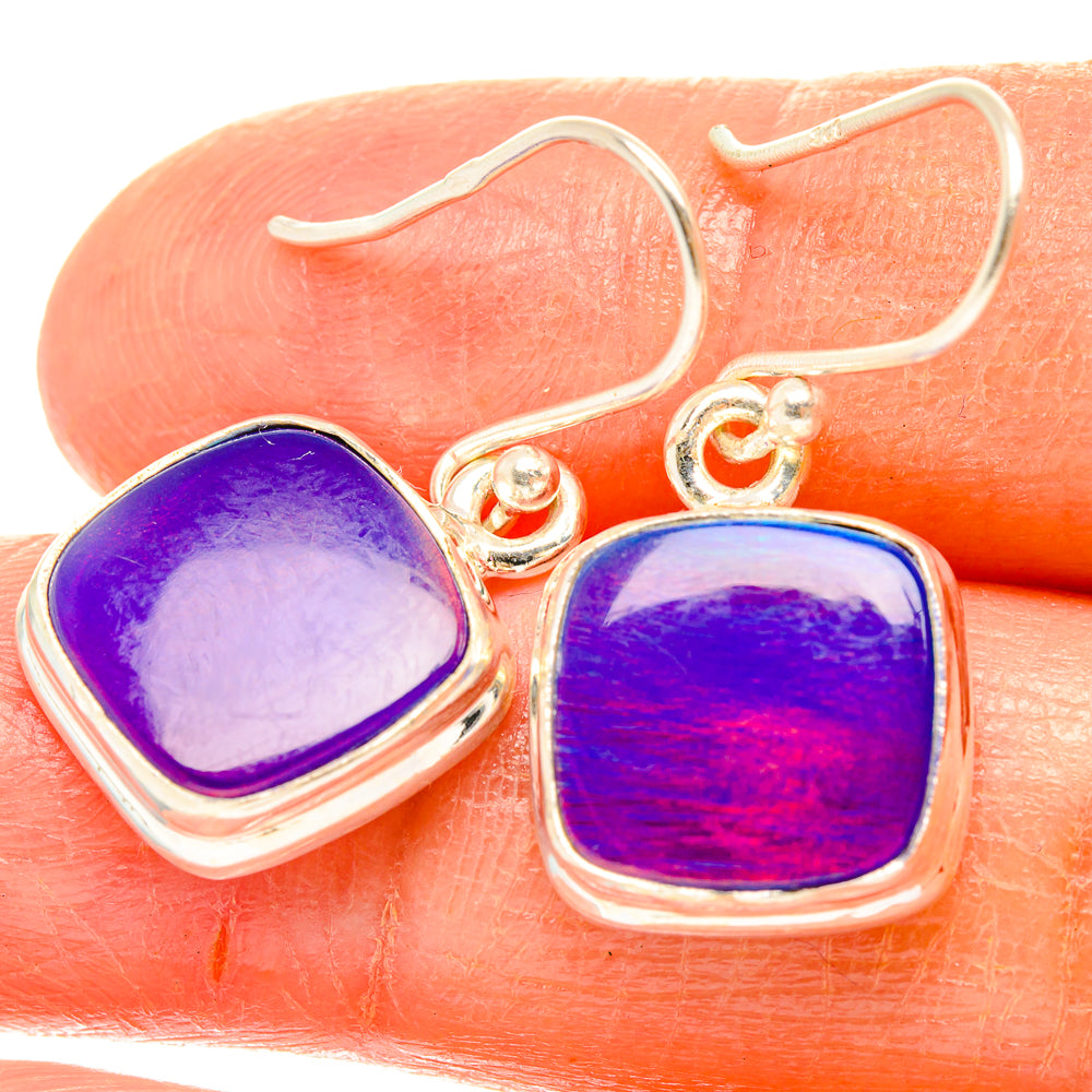 Aura Opal Earrings handcrafted by Anasilvercos - EARR426816