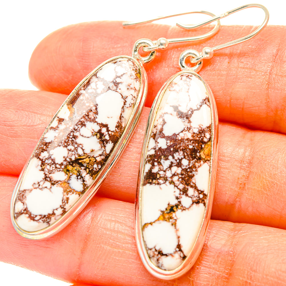 Wild Horse Jasper Earrings handcrafted by Anasilvercos - EARR426821