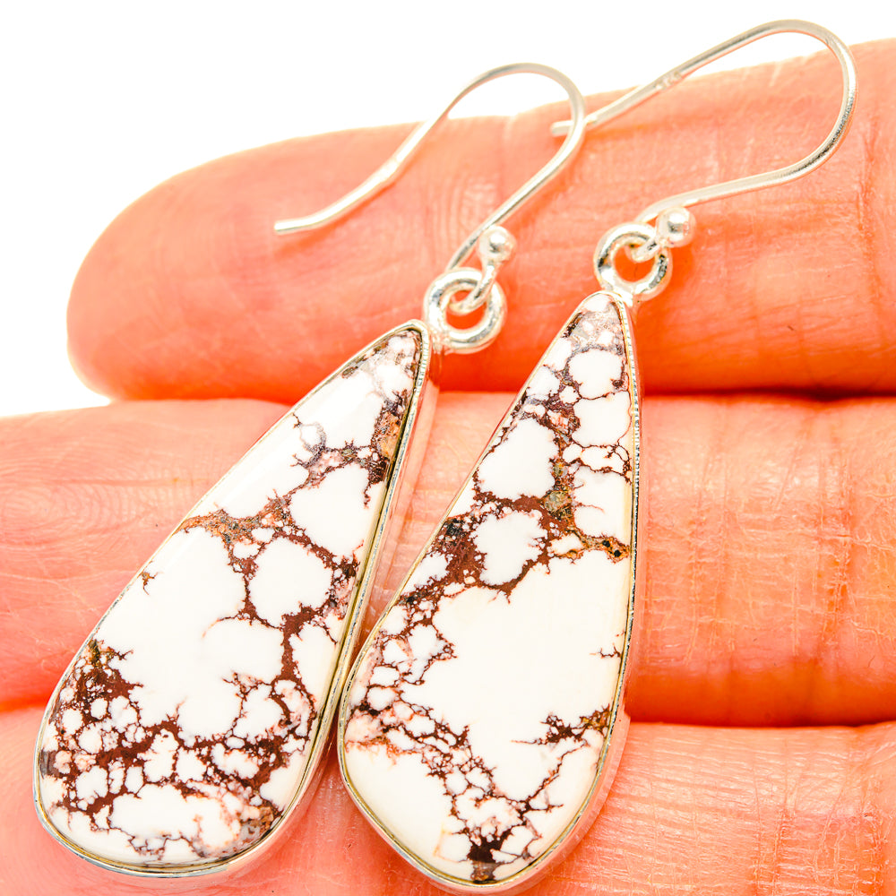Wild Horse Jasper Earrings handcrafted by Anasilvercos - EARR426838