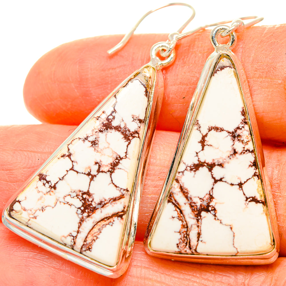 Wild Horse Jasper Earrings handcrafted by Anasilvercos - EARR426842