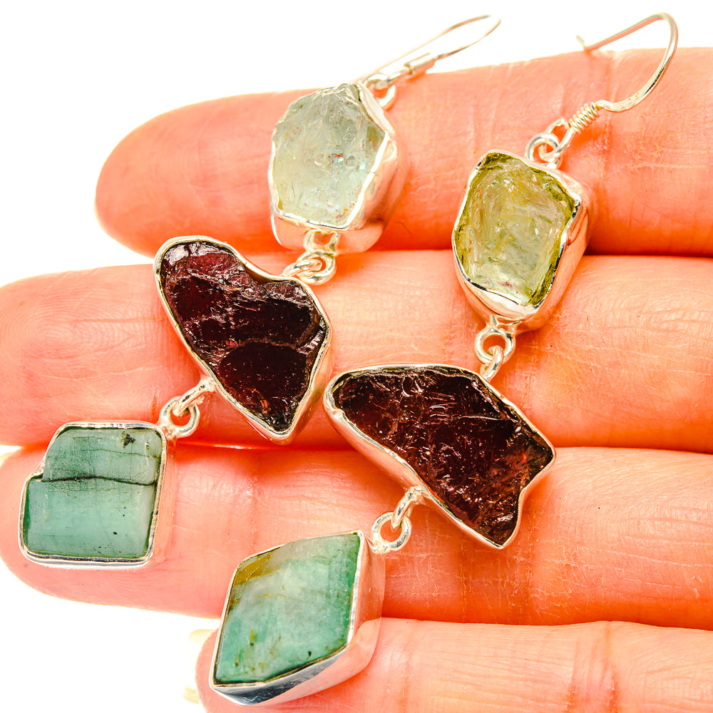 Chrysoprase Earrings handcrafted by Anasilvercos - EARR426848