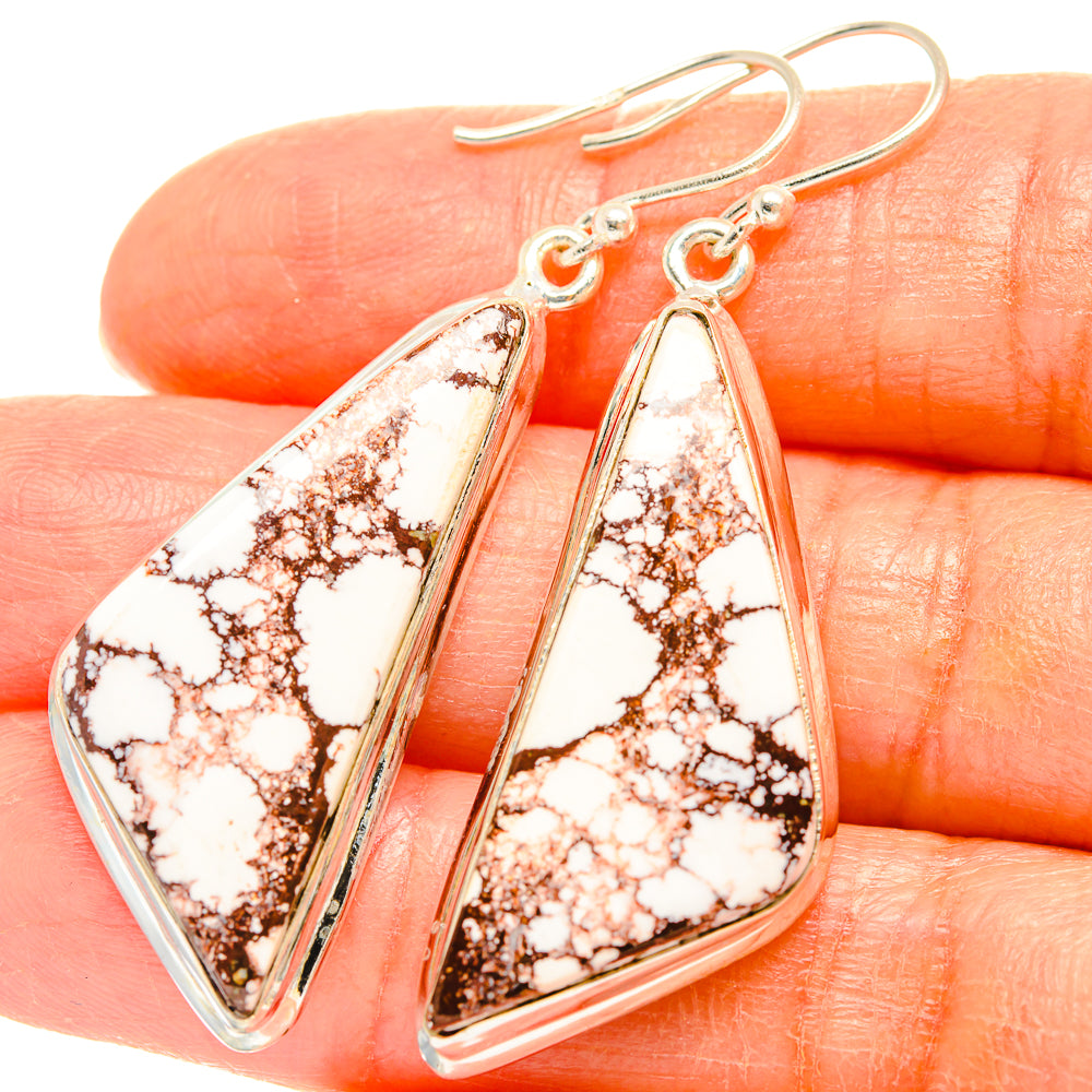 Wild Horse Jasper Earrings handcrafted by Anasilvercos - EARR426855