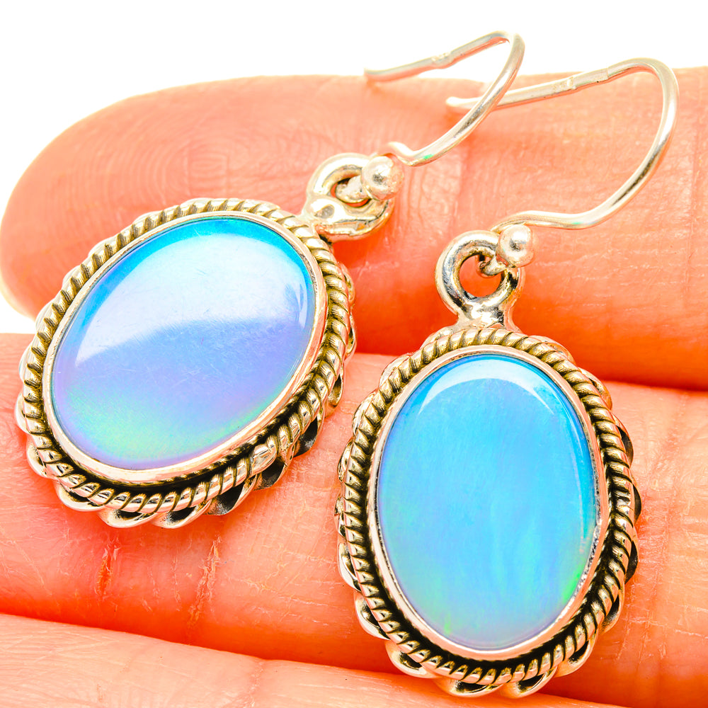 Aura Opal Earrings handcrafted by Anasilvercos - EARR426871