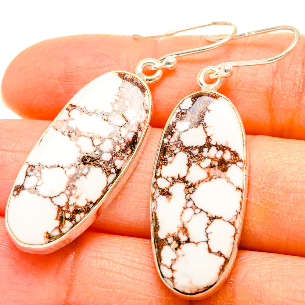 Wild Horse Jasper Earrings handcrafted by Anasilvercos - EARR426882